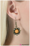 Paparazzi "Our Song - Yellow" earring Paparazzi Jewelry