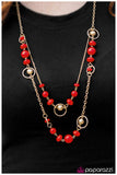 Paparazzi "Outlier - Red" necklace Paparazzi Jewelry