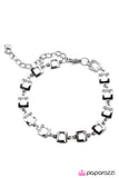 Paparazzi "Out Of Frame - Silver" bracelet Paparazzi Jewelry