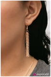Paparazzi "Out Of My Way! - Gold" necklace Paparazzi Jewelry