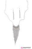 Paparazzi "Out Of My Way! - Silver" necklace Paparazzi Jewelry