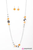 Paparazzi "Out of Sight - Yellow" necklace Paparazzi Jewelry