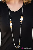 Paparazzi "Out of Sight - Yellow" necklace Paparazzi Jewelry
