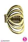 Paparazzi "Out of This Ozone - Brass " ring Paparazzi Jewelry