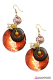 Paparazzi "Out of Your Shell" Orange Earrings Paparazzi Jewelry