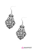 Paparazzi "Out With a Bang - Black" earring Paparazzi Jewelry