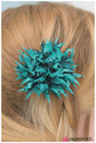 Paparazzi "Overboard - Blue" hair clip Paparazzi Jewelry