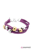 Paparazzi "Overly Understated - Purple" bracelet Paparazzi Jewelry