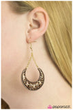 Paparazzi "Over the Moon" Brown Earrings Paparazzi Jewelry