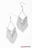 Paparazzi "Own It! - Silver" earring Paparazzi Jewelry