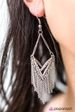 Paparazzi "Own It! - Silver" earring Paparazzi Jewelry