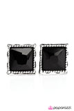 Paparazzi "Own The Show" Black Post Earrings Paparazzi Jewelry