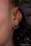 Paparazzi "Own The Show" Black Post Earrings Paparazzi Jewelry