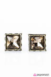 Paparazzi "Own The Show" Brass Post Earrings Paparazzi Jewelry