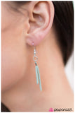 Paparazzi "Pacific Crest Trail" Blue Necklace & Earring Set Paparazzi Jewelry