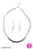 Paparazzi "Pacific Crest Trail" Blue Necklace & Earring Set Paparazzi Jewelry