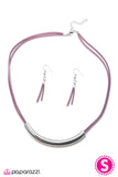 Paparazzi "Pacific Crest Trail" Purple Necklace & Earring Set Paparazzi Jewelry