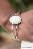Paparazzi "Painted Desert - White" bracelet Paparazzi Jewelry