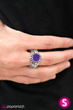 Paparazzi "Paint Nite - Purple" ring Paparazzi Jewelry
