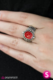 Paparazzi "Paint Nite - Red" ring Paparazzi Jewelry