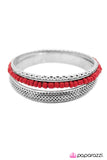 Paparazzi "Paint the Town Red" bracelet Paparazzi Jewelry