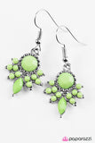 Paparazzi "Palm Beach Party" Green Earrings Paparazzi Jewelry