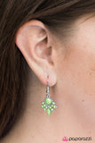 Paparazzi "Palm Beach Party" Green Earrings Paparazzi Jewelry