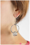 Paparazzi "Palm Springs" Silver Earrings Paparazzi Jewelry