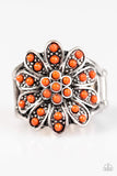 Paparazzi "Palm Springs Perennial" Orange Ring Paparazzi Jewelry