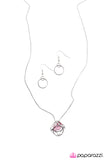 Paparazzi "Pandoras Box" Pink Necklace & Earring Set Paparazzi Jewelry