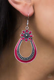 Paparazzi "Paradise Garden" Pink Earrings Paparazzi Jewelry