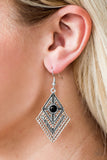 Paparazzi "Paradise ISLANDER" Black Earrings Paparazzi Jewelry