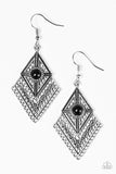 Paparazzi "Paradise ISLANDER" Black Earrings Paparazzi Jewelry