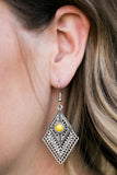 Paparazzi "Paradise ISLANDER" Yellow Earrings Paparazzi Jewelry