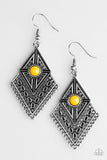 Paparazzi "Paradise ISLANDER" Yellow Earrings Paparazzi Jewelry