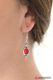 Paparazzi "Paradise Princess" Red Necklace & Earring Set Paparazzi Jewelry