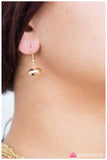 Paparazzi "Parallel Universe" Gold Necklace & Earring Set Paparazzi Jewelry