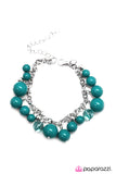 Paparazzi "Pardon My French - Blue" bracelet Paparazzi Jewelry
