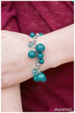 Paparazzi "Pardon My French - Blue" bracelet Paparazzi Jewelry