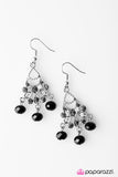 Paparazzi "Par Excellence - Black" earring Paparazzi Jewelry