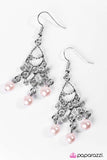 Paparazzi "Par Excellence - Pink" earring Paparazzi Jewelry