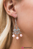Paparazzi "Par Excellence - Pink" earring Paparazzi Jewelry