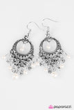 Paparazzi "Paris After Midnight" White Earrings Paparazzi Jewelry