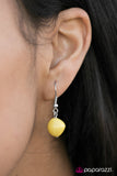 Paparazzi "Parkview Picnic" Yellow Necklace & Earring Set Paparazzi Jewelry