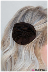 Paparazzi "Part Of The Fold - Brown" hair clip Paparazzi Jewelry