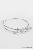 Paparazzi "Party HEARTY" Green Bracelet Paparazzi Jewelry