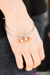 Paparazzi "Party HEARTY" Orange Bracelet Paparazzi Jewelry