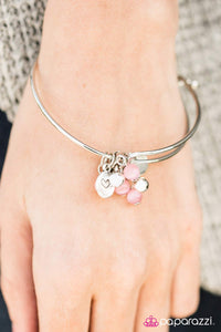 Paparazzi "Party HEARTY" Pink Bracelet Paparazzi Jewelry