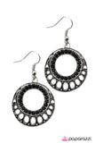 Paparazzi "Party Like A Rockstar - Black " earring Paparazzi Jewelry