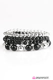 Paparazzi "Party Like Gatsby" Black Bracelet Paparazzi Jewelry